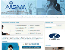 Tablet Screenshot of aisam.com.br